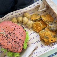   at Flower Burger in Rome