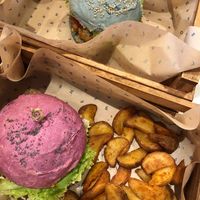 Amazing! The lentil burger was so good!  at Flower Burger in Rome