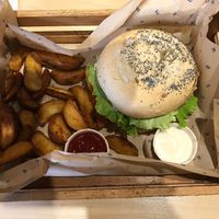 Smoky tofu at Flower Burger in Rome