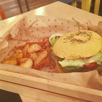 . at Flower Burger in Rome