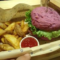 Meal for 10,80euros at Flower Burger in Rome