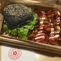 Cheese burger at Flower Burger in Rome