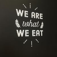 Wall decor at Flower Burger in Rome