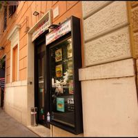 Entrance at Flower Burger in Rome