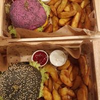 Great mayo! at Flower Burger in Rome