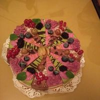 My raw B-day cake! at Simply Vegan in Prievidza