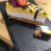 Raw Cheesecake at Simply Vegan in Prievidza