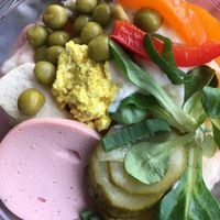 Russian egg at Simply Vegan in Prievidza