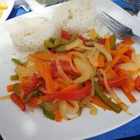 Rice with vegetables at Donde la Tia Sonia in Isla De Pascua