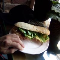 sandwich at Salted Cafe in Sofia