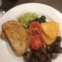 Vegetarian (vegan) delight  at Laneway Cafe in Devonport