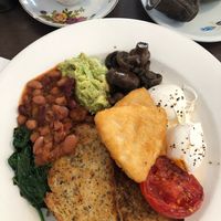 Veggie Delight breakfast at Laneway Cafe in Devonport