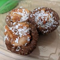 mini apple tarts at Rawthentic Eatery in Courtenay