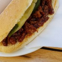 Tempeh Sandwich at Warung Mini in Rotterdam