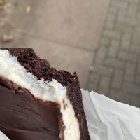 some brownie chocolate cream thing at Cookies and Scream - Drayton Park in North London