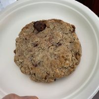 Oatmeal and chocolate chip cookie  at Cookies and Scream - Drayton Park in North London