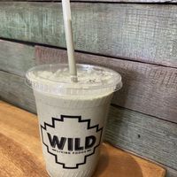 grasshopper smoothie (vegan)  at Wild Living Foods in Los Angeles