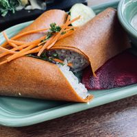 Fresh spring rolls at Wild Living Foods in Los Angeles