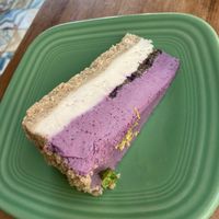 Blueberry cheesecake  at Wild Living Foods in Los Angeles