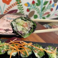 Vegan sushi   at Wild Living Foods in Los Angeles