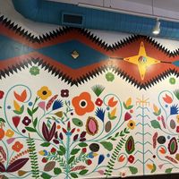 Mural inside   at Wild Living Foods in Los Angeles