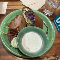 Rainbow wrap  at Wild Living Foods in Los Angeles