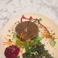 raw vegan organic Pablo burger at Wild Living Foods in Los Angeles