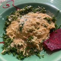  Noodles with jalapeño sauce  at Wild Living Foods in Los Angeles