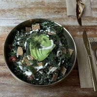 Kale ceaser  at Wild Living Foods in Los Angeles