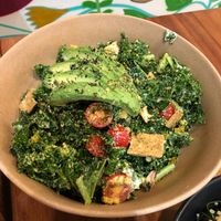 Kale salad.....SO good! at Wild Living Foods in Los Angeles