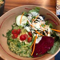 Pesto pasta....really good!  at Wild Living Foods in Los Angeles