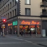 Outside at Wild Living Foods in Los Angeles