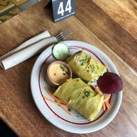 Breakfast burrito! at Wild Living Foods in Los Angeles