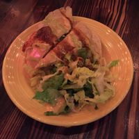 veggie empanada. not listed on the menu as vegan but the waiter confirmed it was at Tacos & Beer in Las Vegas