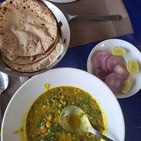 Dal palak at Yummy Yoga Cafe in Udaipur