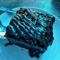 Chocolate brownie   at Yummy Yoga Cafe in Udaipur