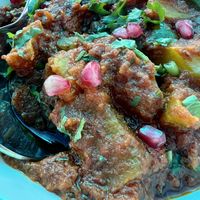 Pumpkin curry   at Yummy Yoga Cafe in Udaipur