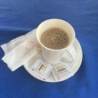 masala tea with soy milk  at Yummy Yoga Cafe in Udaipur