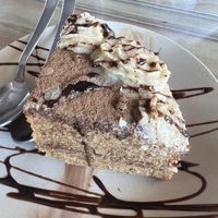 Carrot cake   at TATTV Cafe in Rishikesh