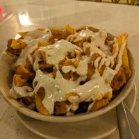 Soya Bolognese with cashew cream at TATTV Cafe in Rishikesh