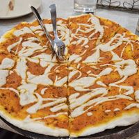 Margherita Pizza (Vegan) at TATTV Cafe in Rishikesh