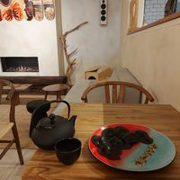 Shitake raviolis at Hearth  in Amsterdam