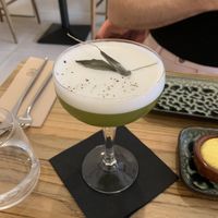 Matcha cocktail  at Hearth  in Amsterdam