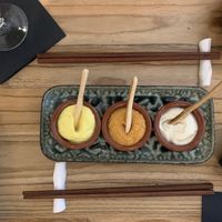 Bread and dips  at Hearth  in Amsterdam