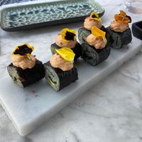 Vegan sushi at Hearth  in Amsterdam