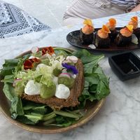 Falafel waffle at Hearth  in Amsterdam