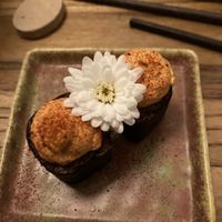 Smoky Syrian sushi   at Hearth  in Amsterdam