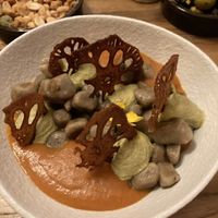 Eggplant raviolis   at Hearth  in Amsterdam