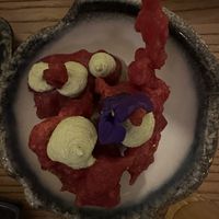 Coral jalapeño tempura A++  at Hearth  in Amsterdam