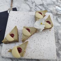 Macha semifreddo at Hearth  in Amsterdam